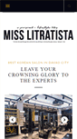 Mobile Screenshot of misslitratista.com